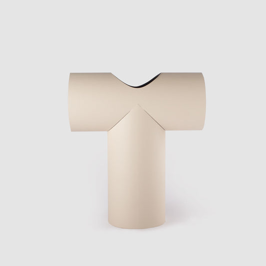 T-shaped tube vase WHITE